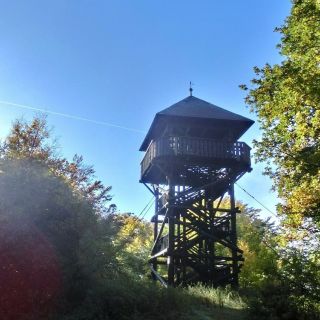 Die Hohe Warte mit Aussichtsturm bei Bad Berneck - Die Hohe Warte bei Bad Berneck in der ErlebnisRegion Fichtelgebirge